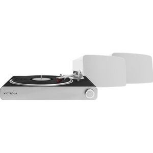Victrola VPT-3000 Stream Zwart + Sonos Five Wit Duopack