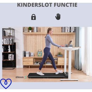 KingSmith - Walkingpad - C2- loopband - elektrisch - inklapbaar - bureau - treadmill - walking pad - 6 km/h - zwart