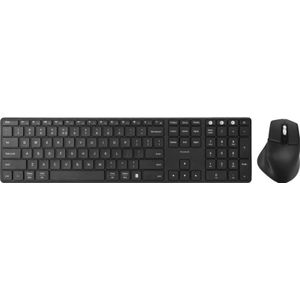 BlueBuilt Draadloos Bluetooth QWERTY Pro Toetsenbord + Ergonomische Bluetooth Muis