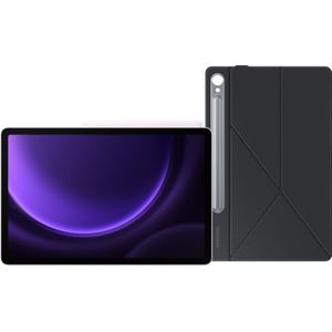 Samsung Galaxy Tab S9 FE 128GB Wifi Paars + Book Case Zwart