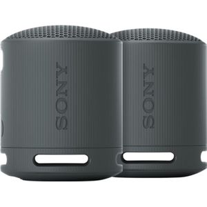 Sony - SRS-XB100 - Bluetooth Luidspreker - Zwart - Duo Pack - 16 uur Batterijduur