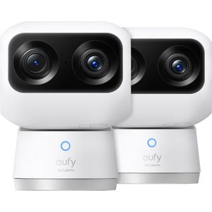 Eufy S350 - Netwerkcamera - Wit - Duopack - 2880 x 1620 Pixels - 2304 x 1296 Pixels