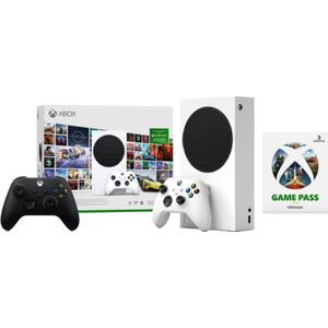Xbox Series S + 3 Maanden Game Pass Ultimate bundel + Tweede Controller Zwart