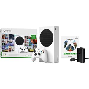 Xbox Series S + 3 Maanden Game Pass Ultimate bundel + Play & Charge Kit