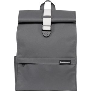 Bold Banana Roll Top Backpack Rugzak 15.6'' Grey Gravity