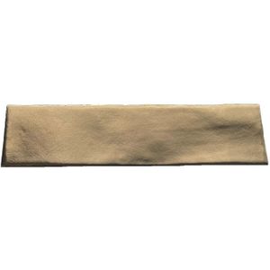 By Goof  Tegel 7,5 x 30 cm - Goud - Keramiek - Rechthoekig - 25 stuks - 0,56 m2 - Vintage - Wandtegels - Tegels - JB11981