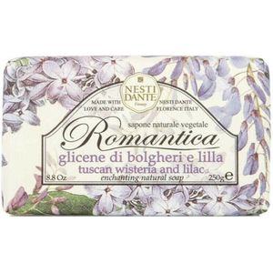 3x Nesti Dante Romantica Handzeep Tuscan Wisteria & Liliac 250 gr