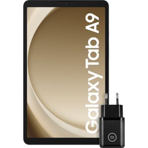 Samsung Galaxy Tab A9 8,7 inch 64GB Wifi Zilver + BlueBuilt Oplader