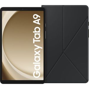 Samsung Galaxy Tab A9 8,7 inch 64GB Wifi Zilver + Book Case Zwart