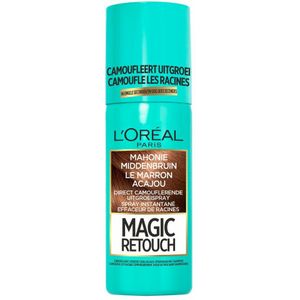 L'Oréal - Magic Retouch - Uitgroeispray - Mahonie Middenbruin - Uitwasbaar