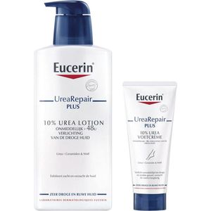 Eucerin - UreaRepair Pakket - Bodylotion 400 ml - Voetcrème 10% Urea