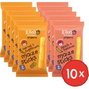 Ella's Kitchen - Maize Sticks - 10 Stuks - Biologisch