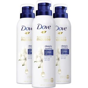 Dove Shower Foam Deeply Nourishing Cotton Oil 3 x 200 ml