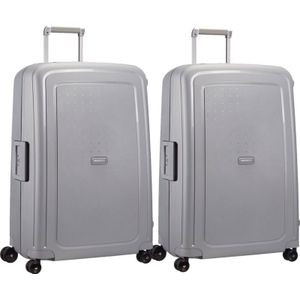 Samsonite S'Cure Spinner 75cm Silver Duo Kofferset