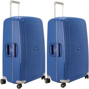 Samsonite S'Cure Spinner 75cm Duo Pack Dark Blue