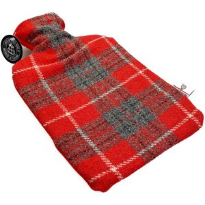 Kruik Rood Grijs - 2 liter - Harris tweed - Handgemaakt in Schotland - Caroline Wolfe Murray