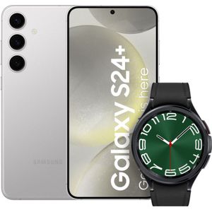 Samsung Galaxy S24 Plus 256GB Grijs 5G + Galaxy Watch 6 Classic Zwart 47mm