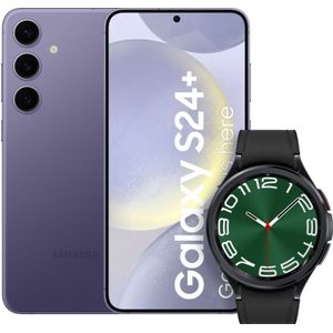 Samsung Galaxy S24 Plus 512GB Paars 5G + Galaxy Watch 6 Classic Zwart 47mm