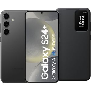 Samsung Galaxy S24 Plus 512GB Zwart 5G + Smart View Book Case Zwart