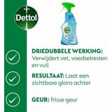 2x Dettol Power & Fresh Spray Katoenfris Allesreiniger 500 ml