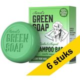 6x Marcel's Green Soap shampoo bar tonka & muguet (90 gram)