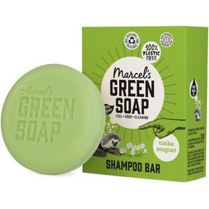 Marcel's Green Soap - Shampoo Bar - Tonka & Muguet - 6 x 90 gram - Plasticvrij - Vegan