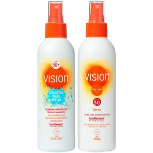 Vision SPF50 Familie Zonnebescherming Sprays Pakket