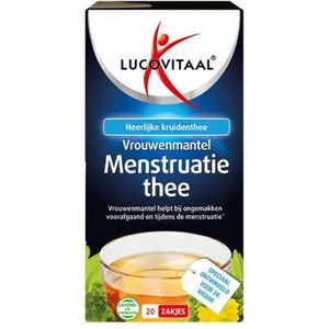 3x Lucovitaal Vrouwenmantel Menstruatie Thee Vegan 20 stuks