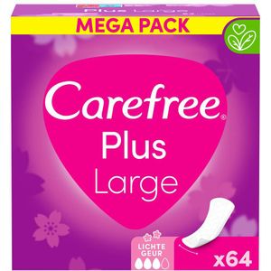 6x Carefree Plus Large 64 stuks