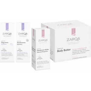 Zarqa - Nutritive Pakket - Gezichtsverzorging - Dagcrème - Nachtcrème - Deodorant - Body Butter
