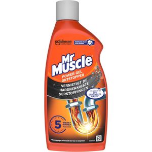 4x Mr. Muscle Power Gel Ontstopper 500 ml