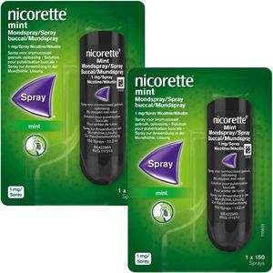 Nicorette Mint Mondspray 1mg - 2 x 150 sprays