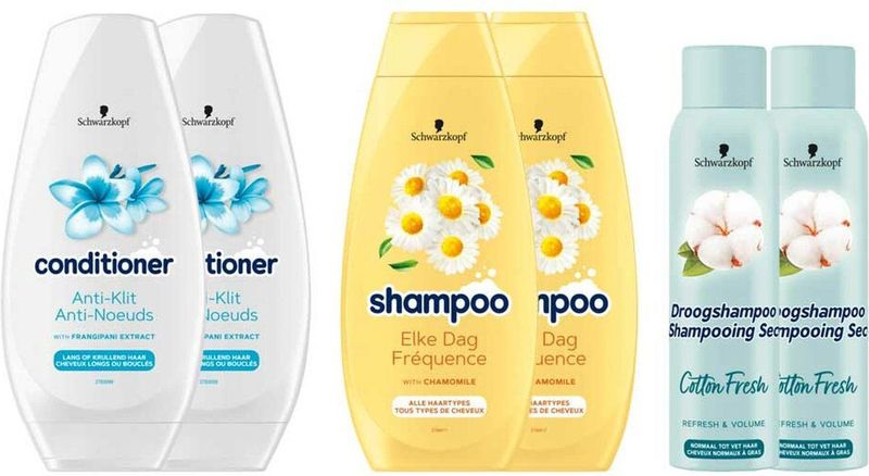 Schwarzkopf - Elke Dag - Anti-klit Shampoo en Droogshampoo Pakket - 400 ml