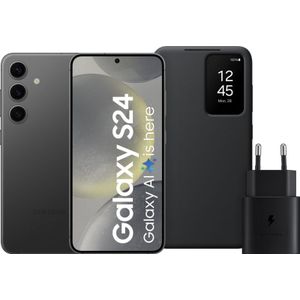 Samsung Galaxy S24 256GB Zwart 5G + Accessoirepakket