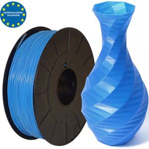 Lichtblauw - PLA filament Europees - 500g - 1.75mm - 3D printer filament - Plastic spoel