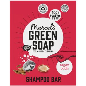 Marcel's Green Soap - Shampoo Bar - Argan & Oudh - 6 x 90 gr