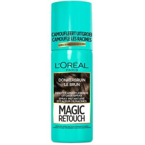 3x L'Oréal Magic Retouch Uitgroeispray Bruin 75 ml