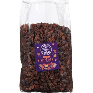 3x Your Organic Nature Rozijnen Sultana Bio 1 kg