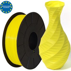 Geel - PLA filament Europees - 500g - 1.75mm - 3D printer filament - Plastic spoel
