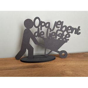 Opa cadeau - Opa en oma cadeau - Opa je bent de liefste - Geschenk opa