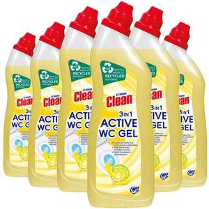 6x At Home Toiletreiniger Lemon 750 ml