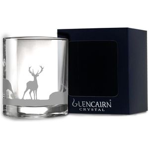 Whiskyglas Skyline Edelherten - Gegraveerd - Glencairn Crystal Scotland