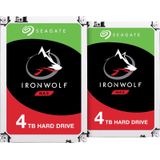 Seagate - IronWolf - Interne Harde Schijf - 4TB - Duo Pack - 3,5 inch