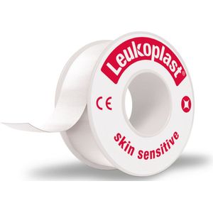3x Leukoplast Hechtpleister 1 m x 2,5 cm Skin Sensitive