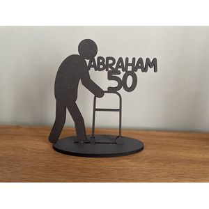 50 jaar Abraham - Abraham 50 jaar versiering - Abraham Cadeau - Decoratie kado - Verjaardag