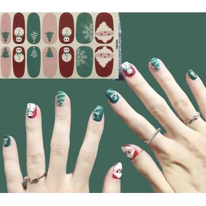 Nagelstickers kerst (Christmas Nail Stickers) nr 602