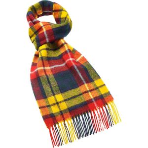 Sjaal Tartan Buchanan - Meriono Lamswol - 25 x 190 - Bronte by Moon Scotland