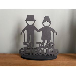 50 Jaar getrouwd - 50 jaar getrouwd versiering - 50 jaar getrouwd cadeau - Gouden huwelijk - 50 jarig huwelijk - 50 jaar huwelijk