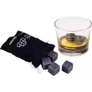 Whiskeystones - Whiskey stenen - IJsblokken van natuursteen - 6 stuks