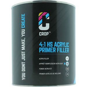 CROP 2K HS Acryl Primer Filler GRIJS VS2 - Blik 4 liter
